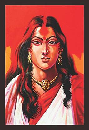 Mad Masters Elegant and Beautiful Portrait of Bengali Lady Framed Painting (Wood, 18 inch x 12 inch, Textured UV Reprint)(Mad R1 1884) Oil 18 inch x 12 inch Painting