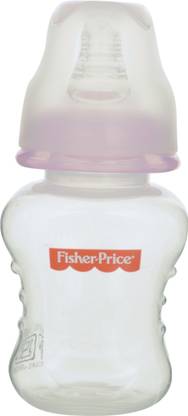 FISHER-PRICE Curved & Ridged Ergonomic Design Safe Feeding Bottle | Anti-Colic & BPA Free - 120 ml
