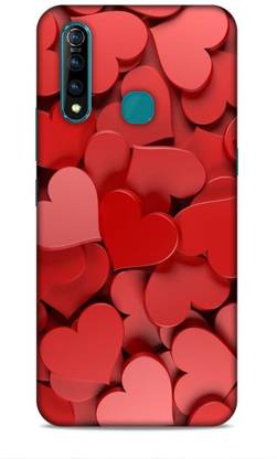 MAPPLE Back Cover for Vivo Z1 Pro (Hearts Printed / Designer)