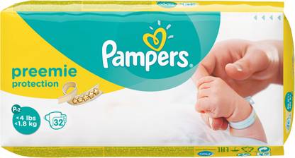 Pampers Diapers For New Born Babies And Premature Babies - New Born