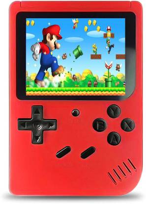little monkey TIME-PASS SUP 400 in 1 Game Handheld Game PAD Gamebox 8 GB with Mario, and other 400 Games, DR Mario, Turtles, Super Mario, Contra