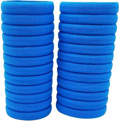 elina Blue colour elastic rubber band Long Lasting (Pack of 24) Rubber Band