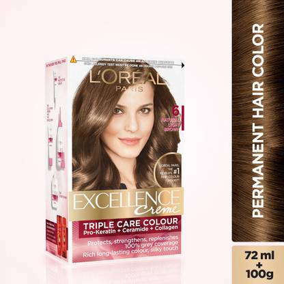 L'Oréal Paris Excellence Creme , Natural Light Brown 6