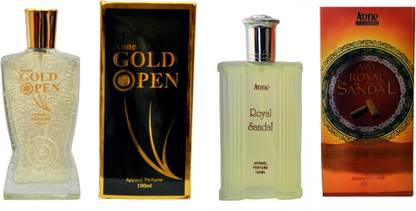 Aone Gold Open and Royal Sandal Perfume 100ML Each (Pack of 2) Eau de Parfum  -  200 ml