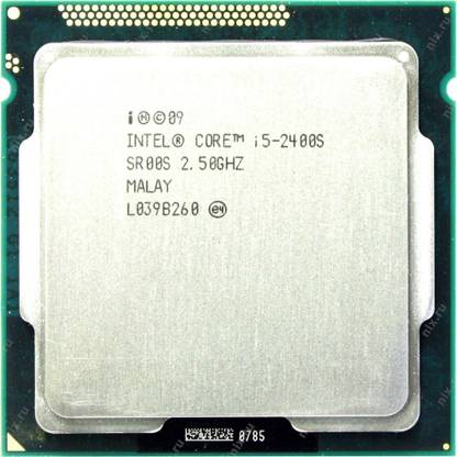 Intel Quadcore Core i5 2400S 2nd Generation 65W TDP 2.5 GHz LGA 1155 4 Core Processor Designed for Desktop