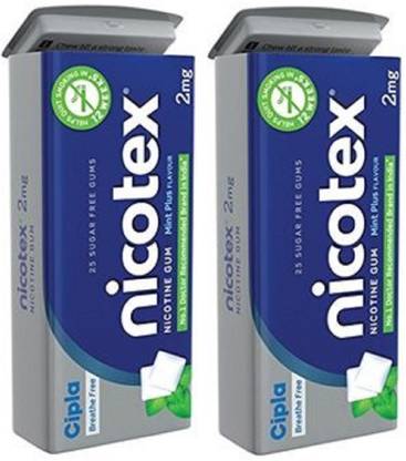 Nicotex 2 tin pack of 2 Smoking Cessations