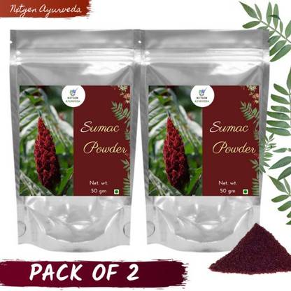 nxtgen ayurveda Sumac Powder 50g - Pack of 2 (100g)