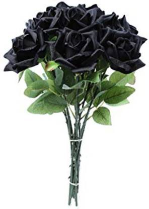 Iconic Black Rose Artificial Flower