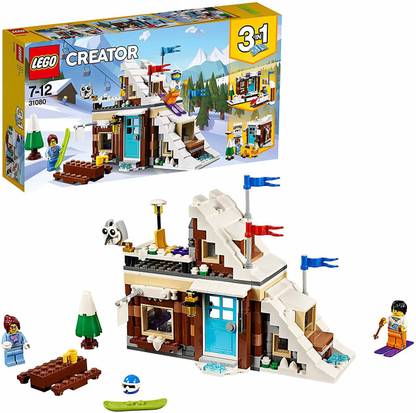 LEGO Creator 3in1 Modular Winter Vacation Building Blocks for Kids