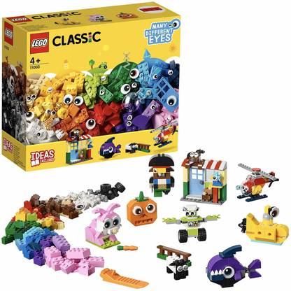 LEGO Classic Bricks and Eyes Building Blocks for Kids (451 Pcs)11003
