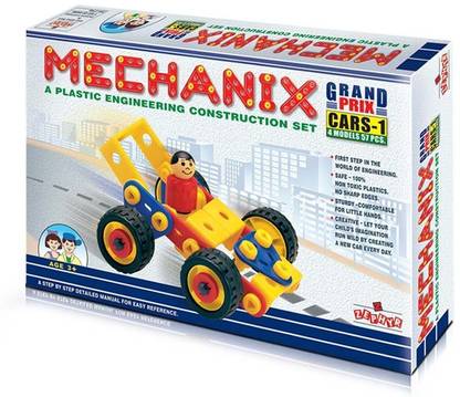 MECHANIX - Cars -1 DIY, Educational, Learning, Stem, Building and Construction Toys