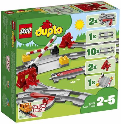 LEGO Duplo Train Tracks Building Blocks 