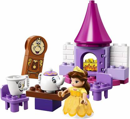 LEGO Duplo Disney Princess Belle’s Tea Party Building Blocks for Kids
