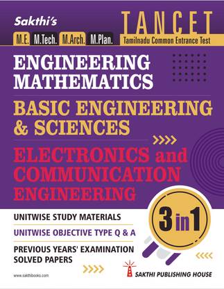 Tancet Electrical And Communication Engineering,Engineering Mathematics & Basic Engineering Sciences (3 in 1)