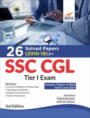 26 Solved Papers (2010-19) for Ssc Cgl Tier I Exam