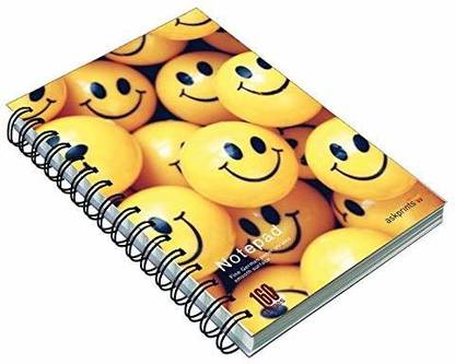 Askprints PREMIUM PAPER A5 Note Pad UN RULED 160 Pages