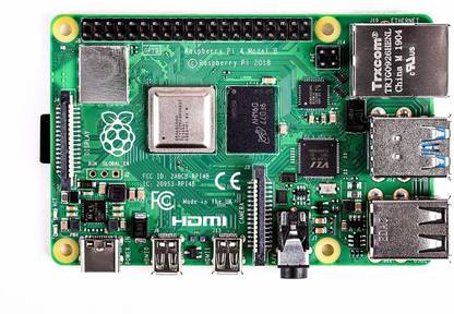 REES52 Raspberry Pi 4 Model-B with 1 GB RAM Micro Controller Board Electronic Hobby Kit