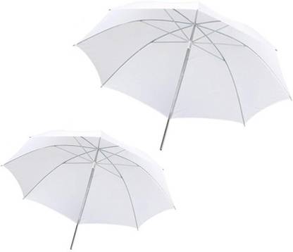 FOTON Photography Studio Light Flash, Camera Flash, Video Light Reflector pack of 2 White Reflector Umbrella