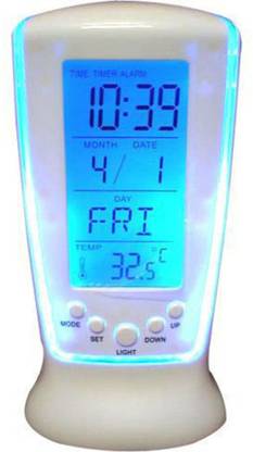 PAGALYetrade Digital White Clock
