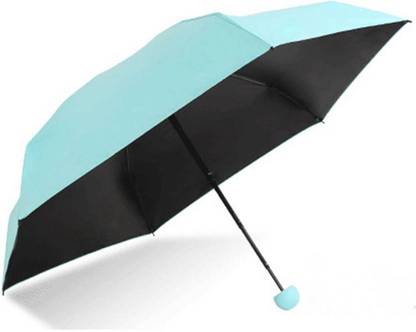 MEZIRE Ultra MINI Stylish Capsule Umbrella (Strong & UV Coated, 4 Fold, Wind Umbrella