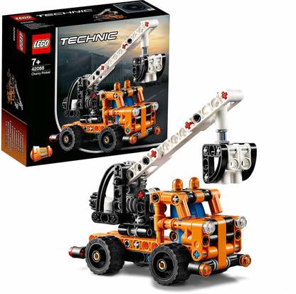 LEGO TECHNIC Cherry Picker Building Blocks for Kids (155 Pcs)42088