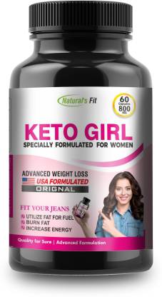 Naturals Fit Keto Girl Capsules Keto Weight Loss fat burner Supplement for Women
