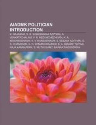 Aiadmk Politician Introduction