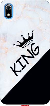 SKYCO Back Cover for REDMI 7A, KIND CROWN NAME, MARBEL TEXTURE, PRINTED COVER