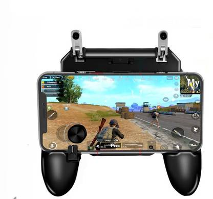 Casa Tech New Hand Grip Gamepad screen mobile phone, W11 PUBG Mobile Gamepad Joystick Metal L1 R1 Trigger Game Shooter Controller for ios and Android Phone Gamepad  Gaming Accessory Kit