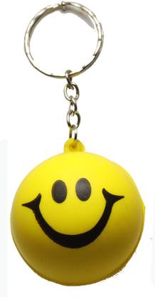klickindia SMILEY BALL KEYCHAIN Key Chain