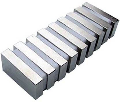 MAGNETICKS 40mm x 20mm x 10mm Block Shaped High Power Neodymium Magnet - 2 Pieces Multipurpose Office Magnets Pack of 2