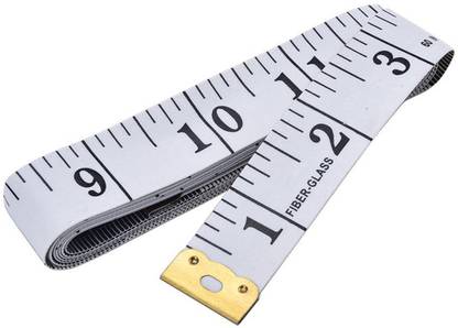 StealODeal White Top Quality 150cm Body Measuring Tailor Measurement Tape