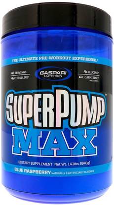 Gaspari Nutrition SuperPump Max (BlueRaspberry) Glutamine