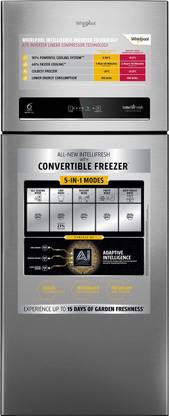 Whirlpool 265 L Frost Free Double Door 4 Star Convertible Refrigerator