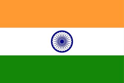 PEACOCKRIDE 60 cm Indian Flag Sticker (4x8 cm) I 50 No's ( Sticker Paper, Multicolor,(4x8 cm)) Self Adhesive Sticker