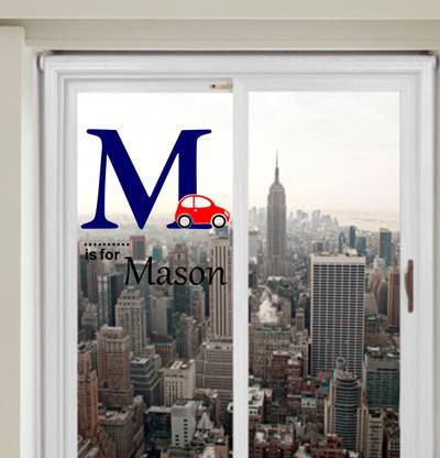 Divine studio 62 cm Mason logo Decorative(62 cm x 72 cm) Self Adhesive Sticker