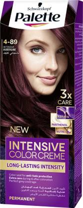 Schwarzkopf Palette Color Cream Long Lasting Intensity 4-89 Intensive Aubergine , Intensive Aubergine