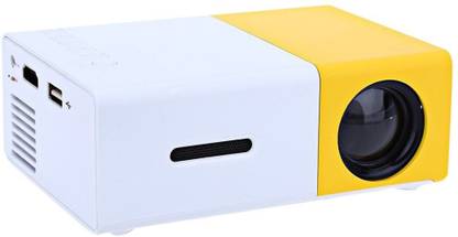 VOLTegIC Mini Portable Rechargeable LED Projector 400 lm LCD Corded Portable Projector
