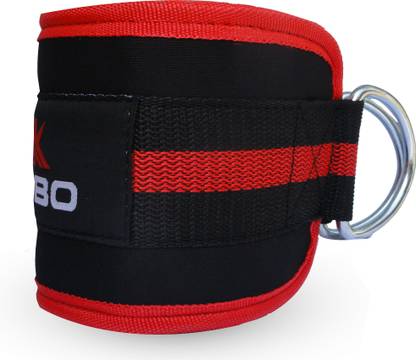 KOBO Gym Strap Workout Cuffs Straps Cable Machine Double Ring Lifting Attachment Multi Gyms Leg Thigh Pulley Ankle Support