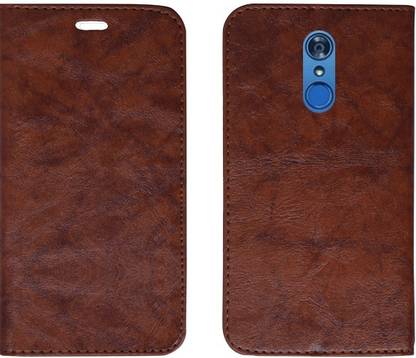 MAXSHOPY Wallet Case Cover for LG Q7