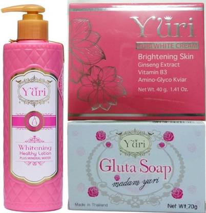 Yuri Whitening Body Lotion Combo