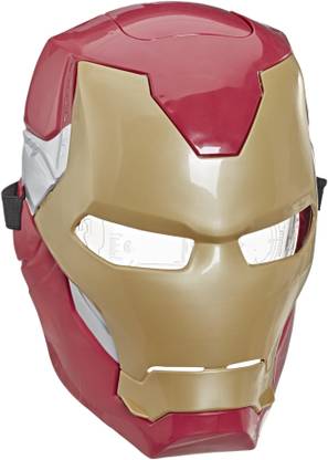 MARVEL Avengers Iron Man Flip FX Mask with Flip-Activated Light Effects for Costume and Role-Play Dress Up Party Mask