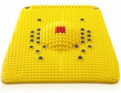 KLEIO B.C.M Accupressure reflexology physiotherapy magnetic mat for Blood Circulation (Yellow, 1 Unit) Massager