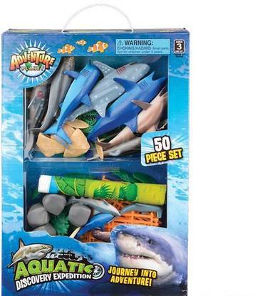 DollarItemDirect 50 PC AQUATIC BOX SET Case of 24 Toy Bubble Maker