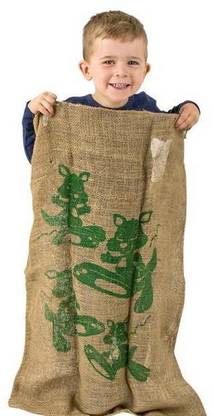 DollarItemDirect 24" x 36" BURLAP POTATO SACK Case of 60 Toy Bubble Maker