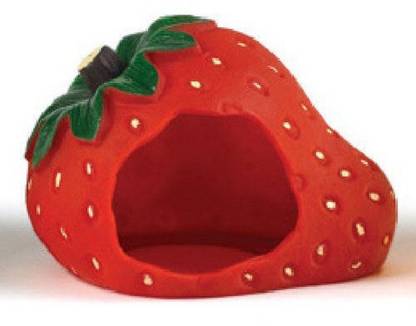 Sage Square Strawberry Hide House Mouse Den