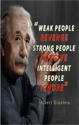 Albert Einstein Motivational Quotes Poster M57 Paper Print