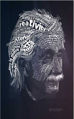 Albert Einstein Motivational Quotes Poster M91 Paper Print