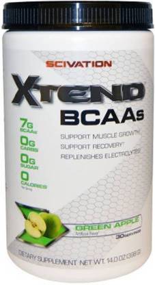 Scivation Xtend BCAAs Green Apple 30 Servings BCAA