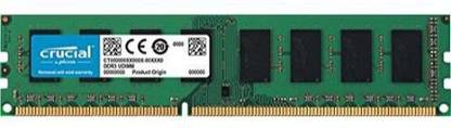 Crucial CT Series DDR3 4 GB (Single Channel) PC DDR3L-1600 (CT51264BD160B)